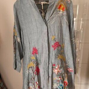 Johnny Was Tunic - L - NWT